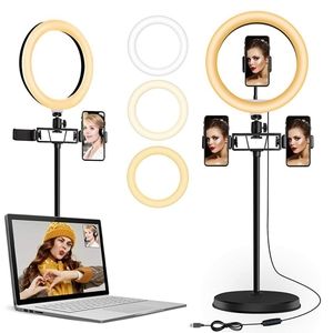 10in desktop ring light adjustable light